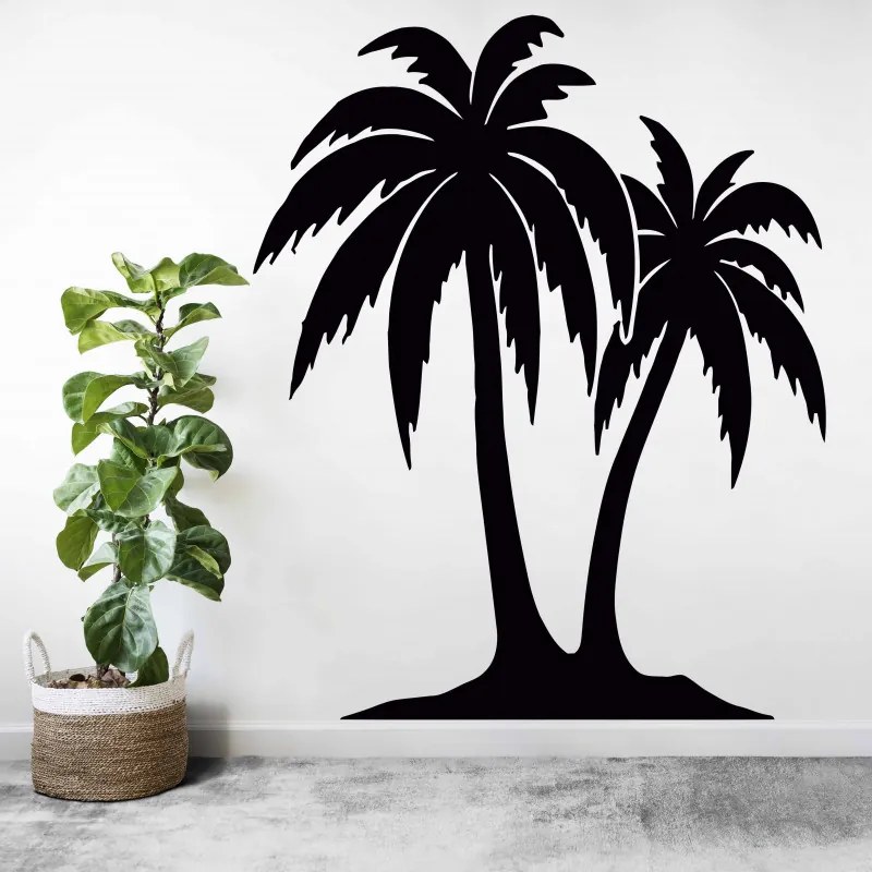 Rzeźbiony obraz na ścianie palmy - TROPICAL | SENTOP