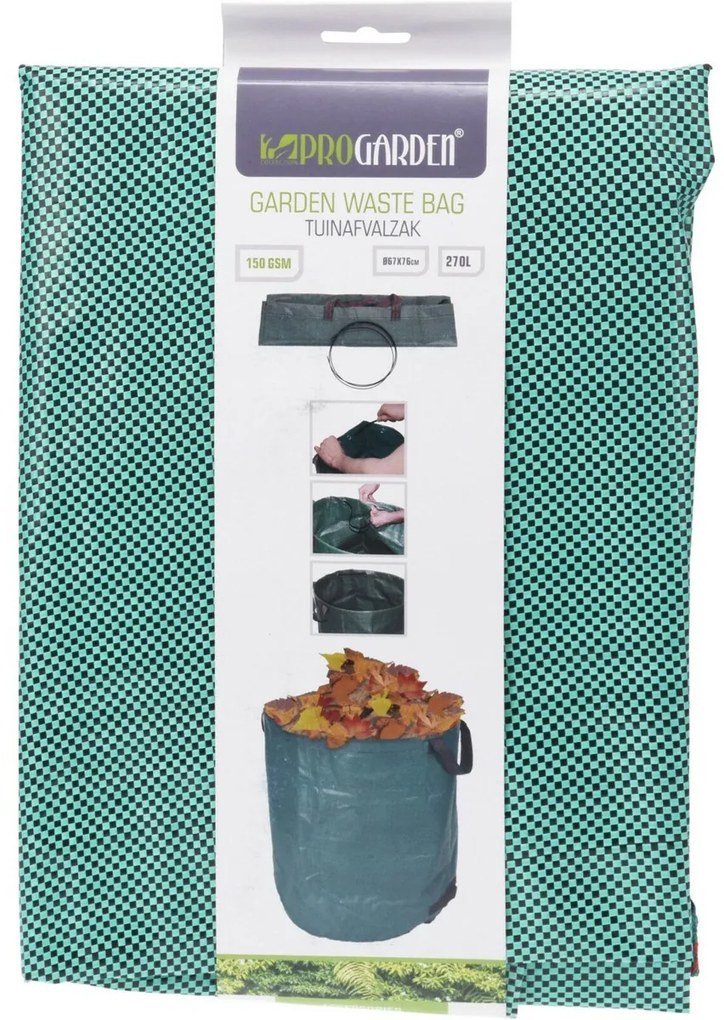 ProGarden Składany worek ogrodowy, 270 l, śr. 67 x wysokość 76 cm