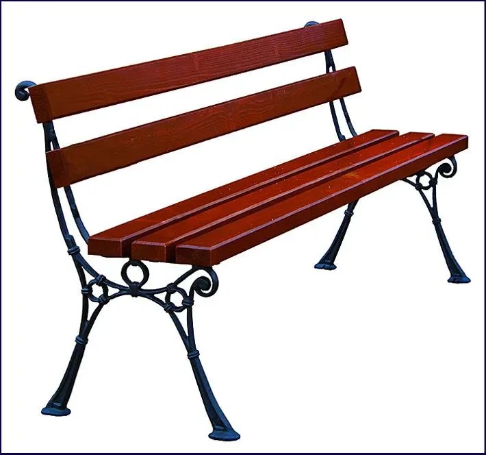 Ławka ogrodowa Nordia 3X 150cm - 7 kolorów