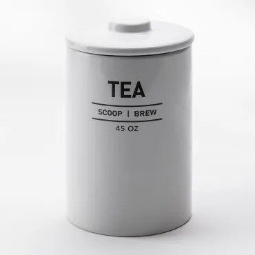 Słoik Na Herbatę 127 Cl Z Ceramiki Yorts Biała - Sklum