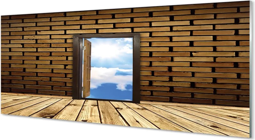 Panel Szklany Trójwymiarowe Drzwi do Nieba