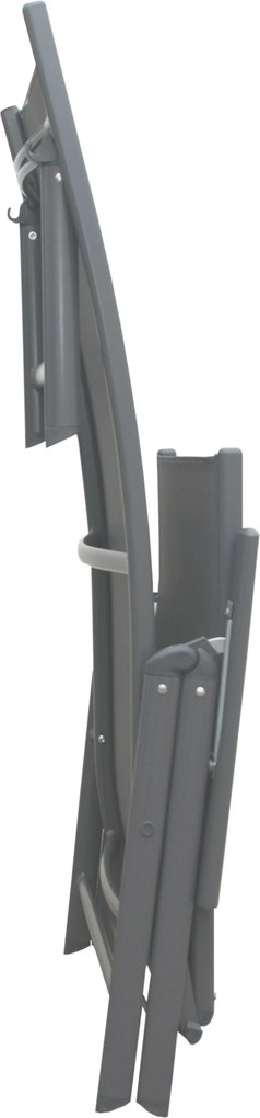 BALI - składany aluminiowy leżak ogrodowy - 2. gatunek (N437)