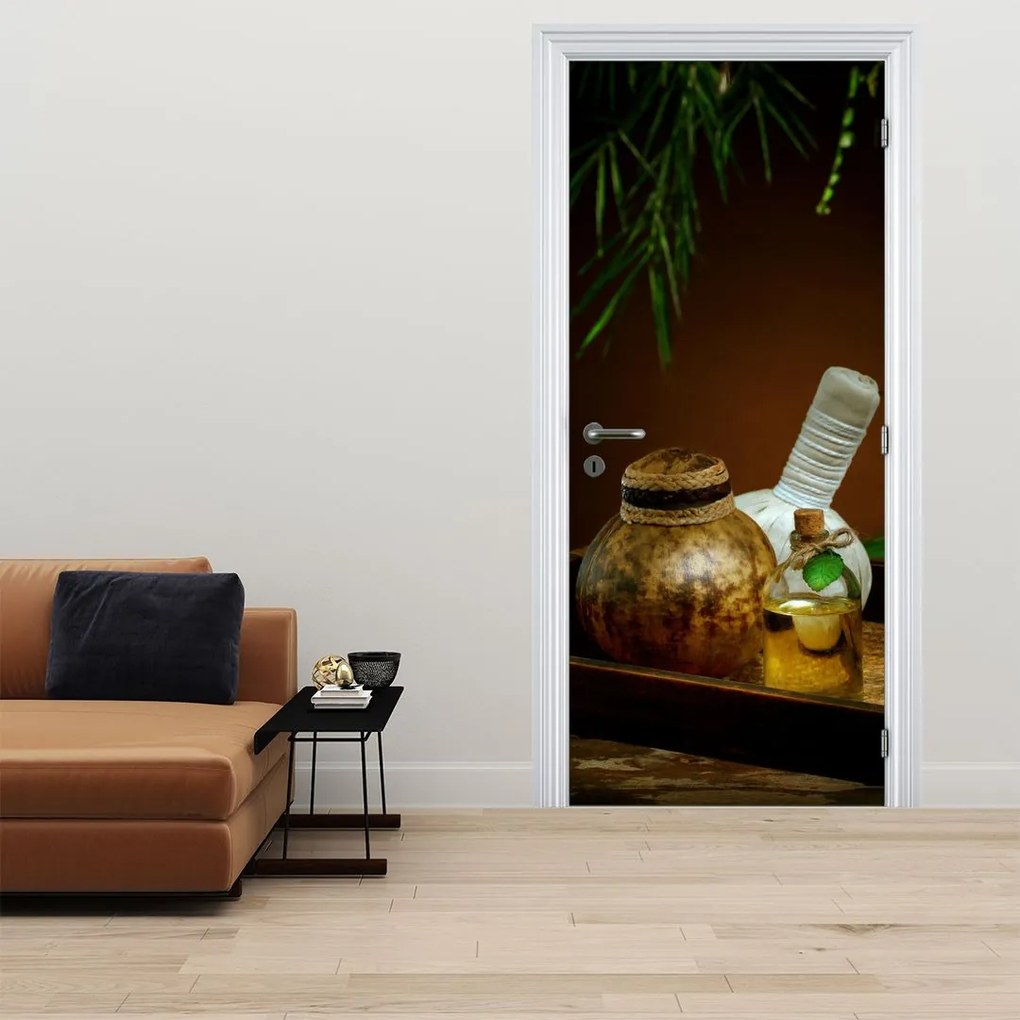 Fototapeta na drzwiach - rzeczy SPA (95x205cm)