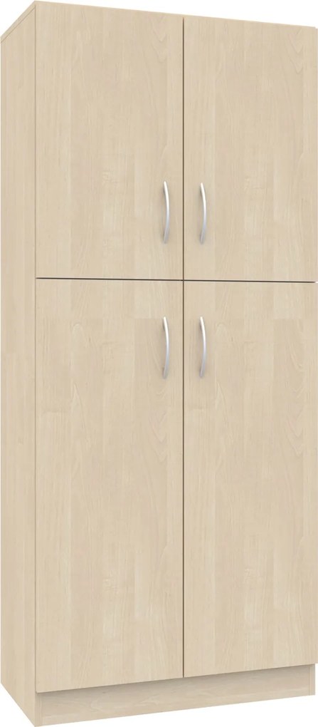Szafa biurowa aktowa na klucz Simple, 80x40x185 cm, index 80-5P-2F3-2F2