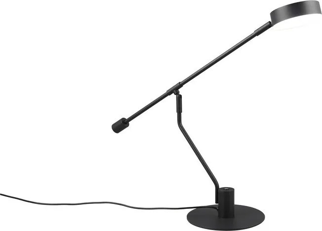 Lampa stołowa LED z elastyczną konstrukcją w kolorze matowej czerni (wysokość 64 cm) Manduro – Trio