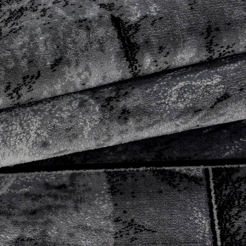 Dywan nowoczesny Parma Granit szaro-czarny 240 cm x 340 cm