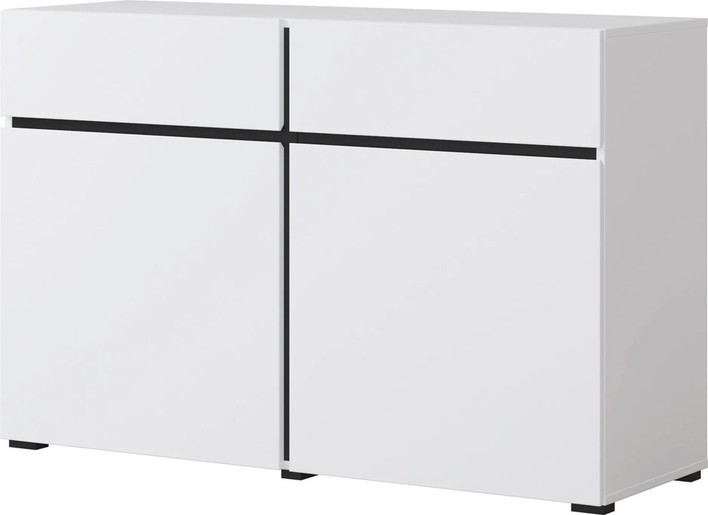 Komoda INCROCIO 119 cm do Salonu Sypialni Biały