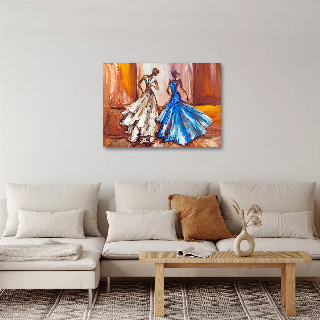 Obraz - tancerz, obraz olejny (70x50 cm)
