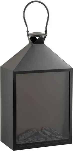 LED dekoracja latarnia COZY WARM 55x30 cm, czarna