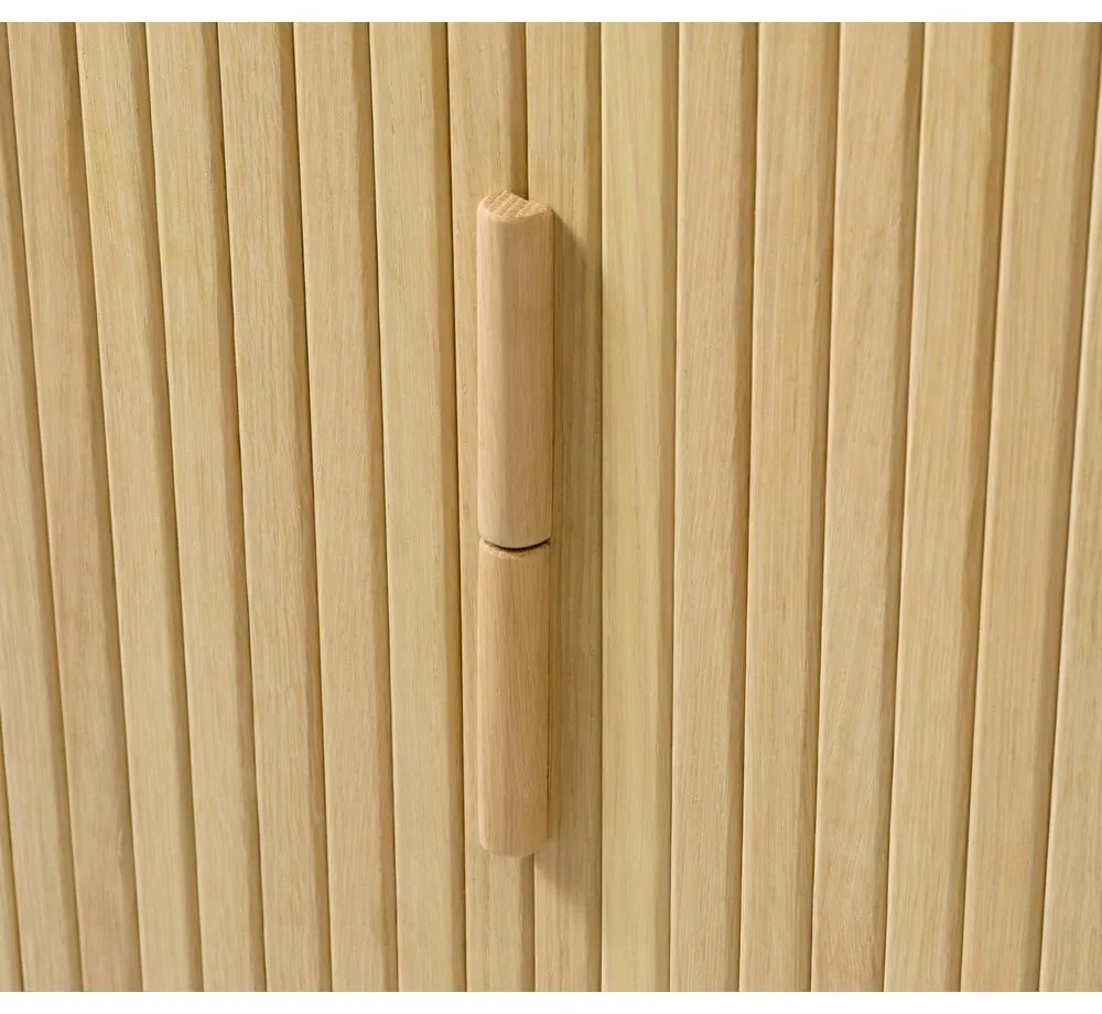 Szafka w dekorze dębu z drzwiami przesuwnymi 113x90 cm Cavo – Unique Furniture