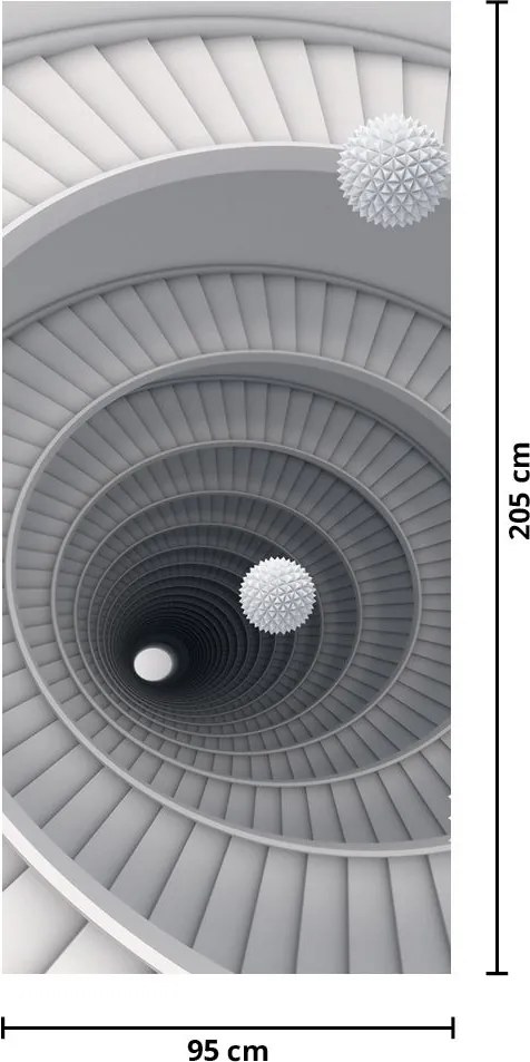 Fototapeta na drzwi - Abstrakcja 3D (95x205cm)
