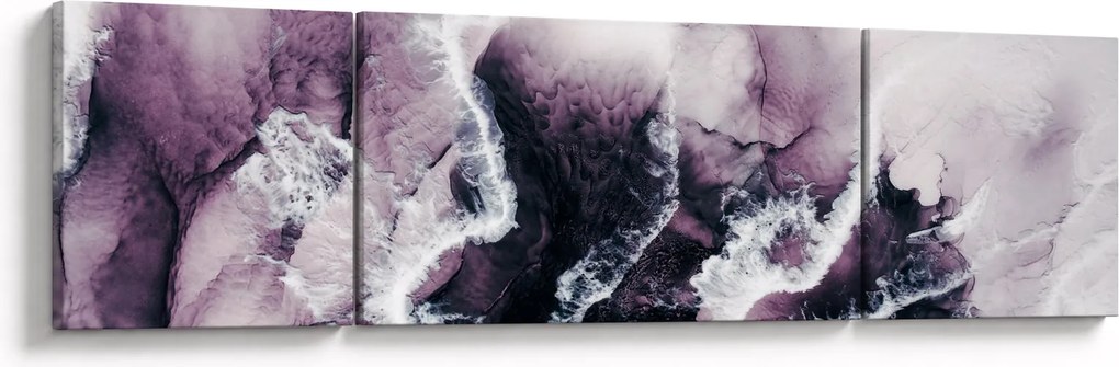 Obraz - Fioletowy marmur N⁰2 (170x50 cm)