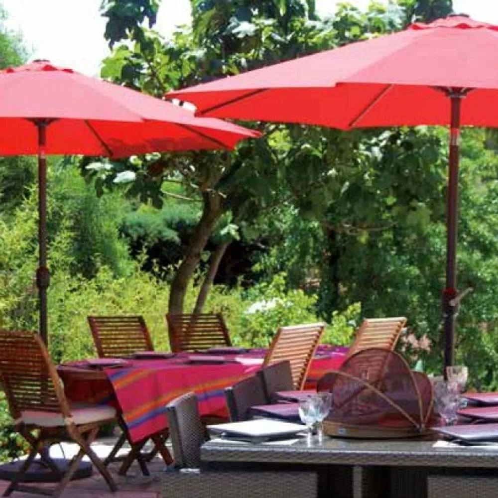 Parasol ogrodowy 3 m Poly czerwony PATIO