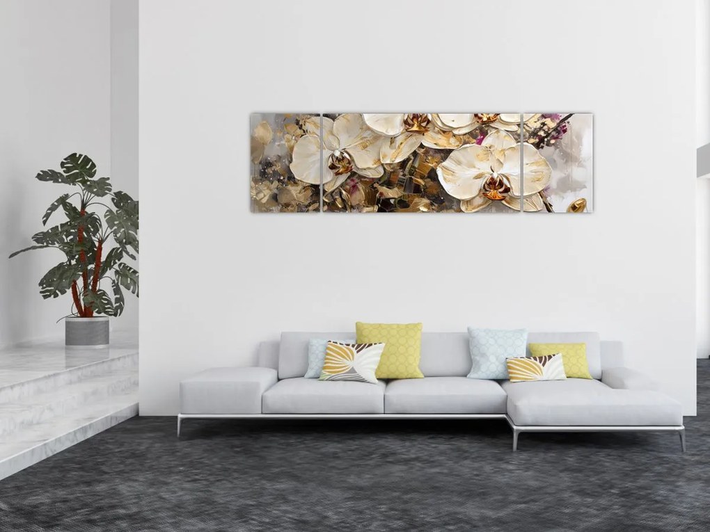 Obraz - Storczyki (170x50 cm)