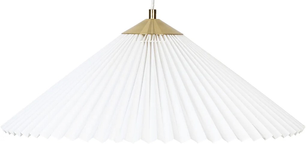Lampa wisząca biała JIL harmonijka, Ø 49 cm