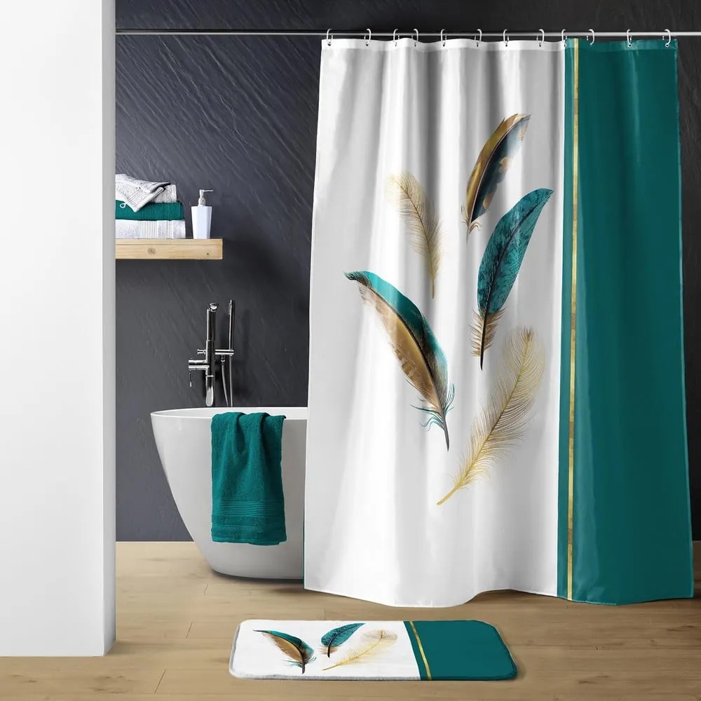 Zasłona prysznicowa 180x200 cm Plumiss – douceur d'intérieur