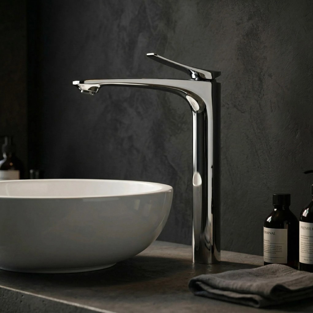 Bateria Umywalkowa REA Vision Chrom Wysoka