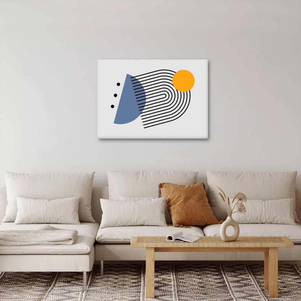 Obraz - Minimalistyczna abstrakcja N⁰2 (70x50 cm)