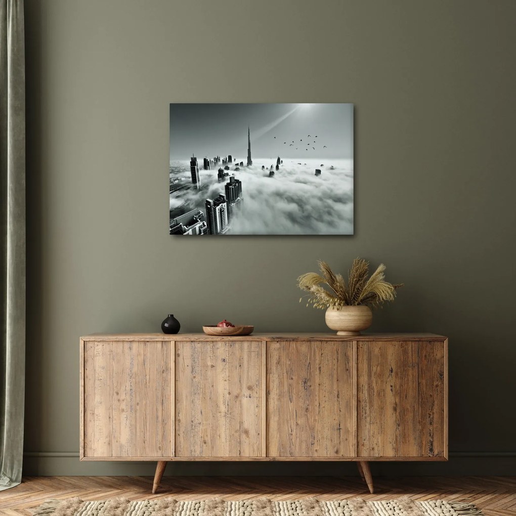 Obraz - Wieżowce w Dubaju (70x50 cm)