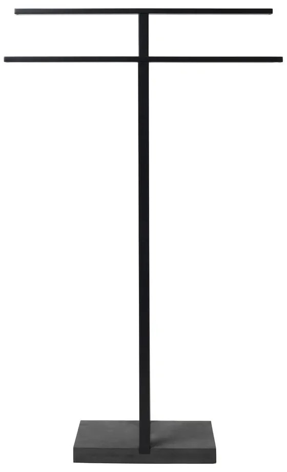 Czarny metalowy stojak na ręczniki Blomus, wys. 86 cm