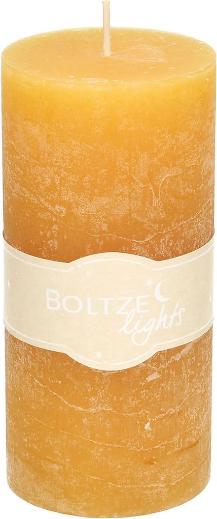 Świeca Lea 15cm mustard