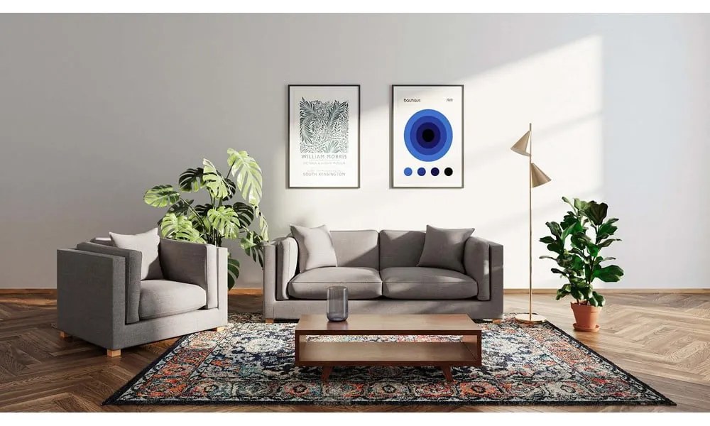 Jasnoszara sofa 235 cm Pomo – Ame Yens
