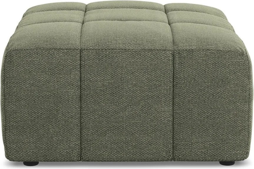 Zielony podnóżek z materiału bouclé Aloha – Makamii