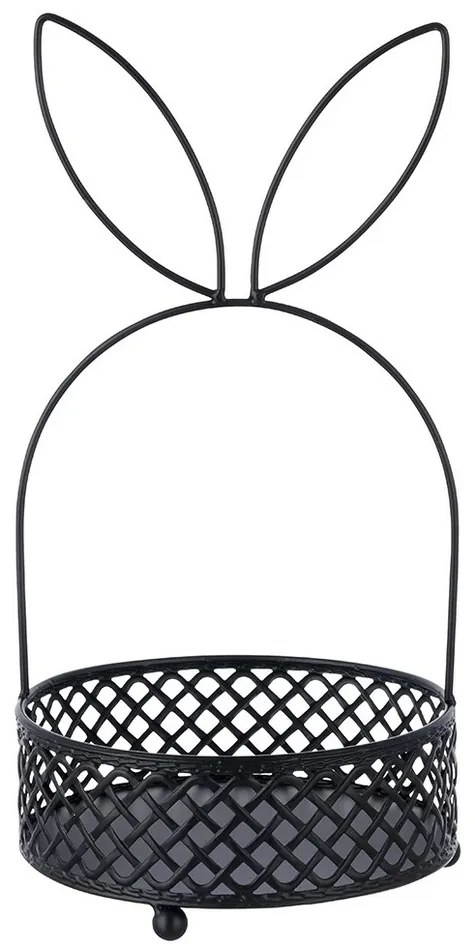 Altom Wielkanocny metalowy koszyk z uszami, 19 x19 x 34 cm