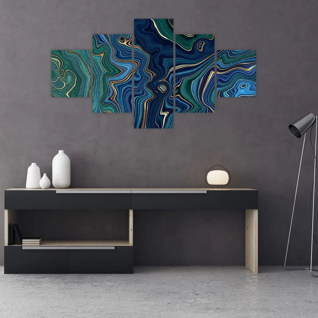 Obraz - Marmur agatowy (125x70 cm)