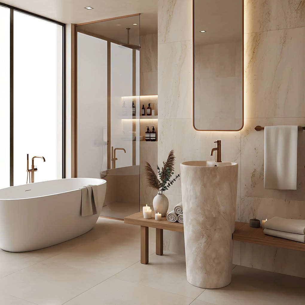 Umywalka Ceramiczna Wolnostojąca Blanka Savana Matt