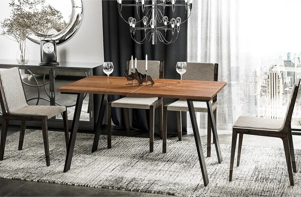 Stół rozkładany LIWIA 130(210)x80 dąb stirling