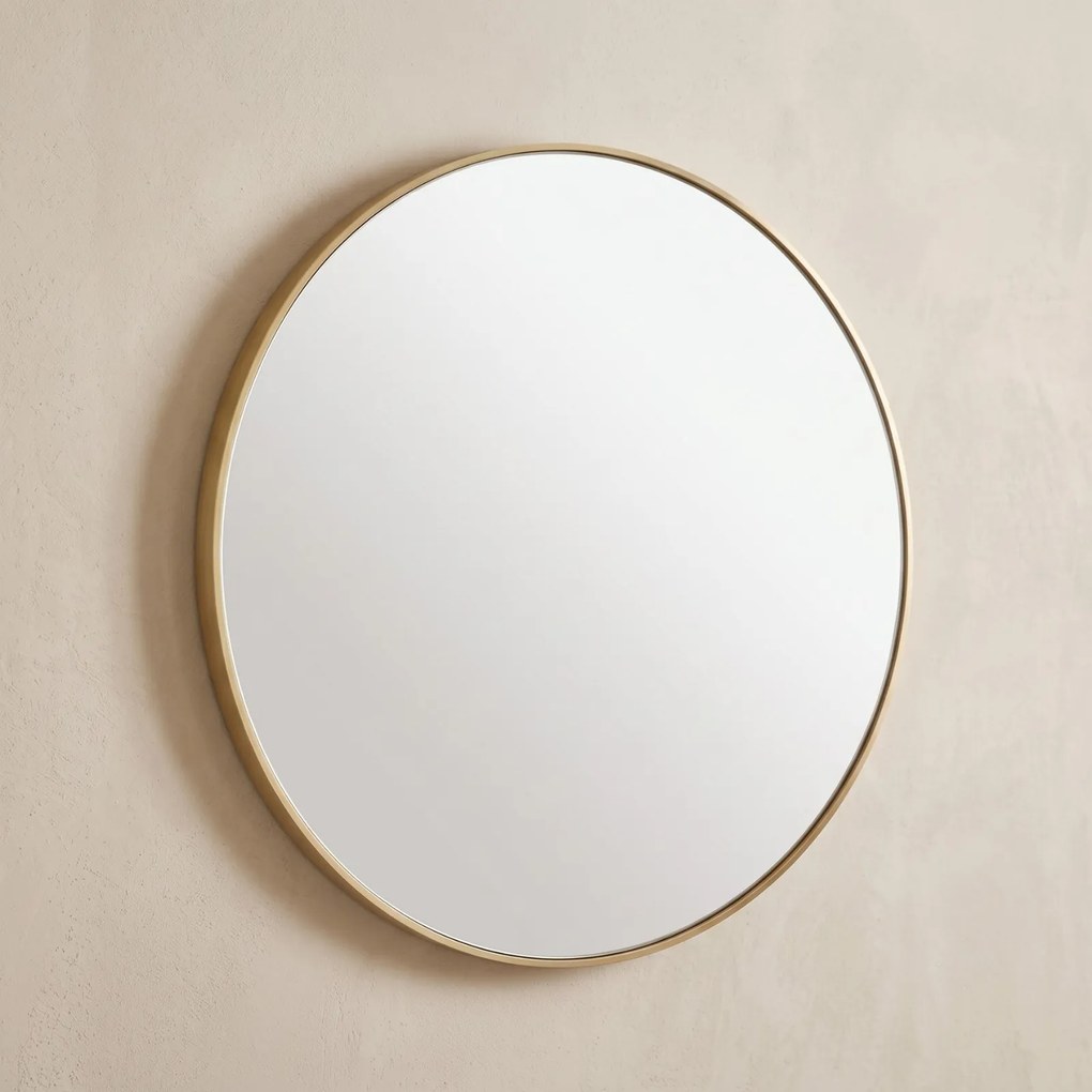 Okrągłe lustro ścienne LØOP, Ø 60 cm