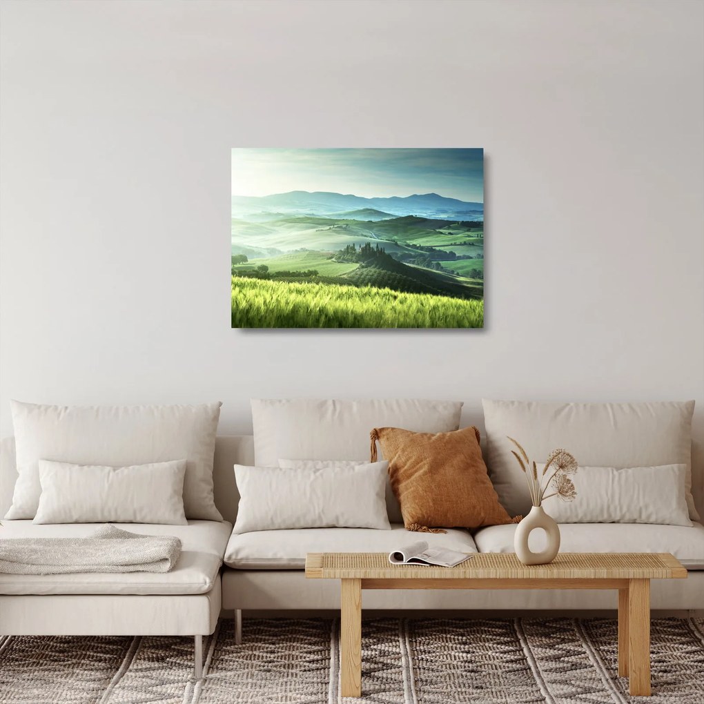 Obraz na szkle - Toskania, Włochy (70x50 cm)
