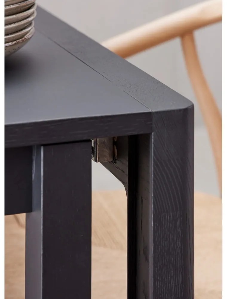 Rozkładany stół z czarnym blatem 96x220 cm Join by Hammel – Hammel Furniture