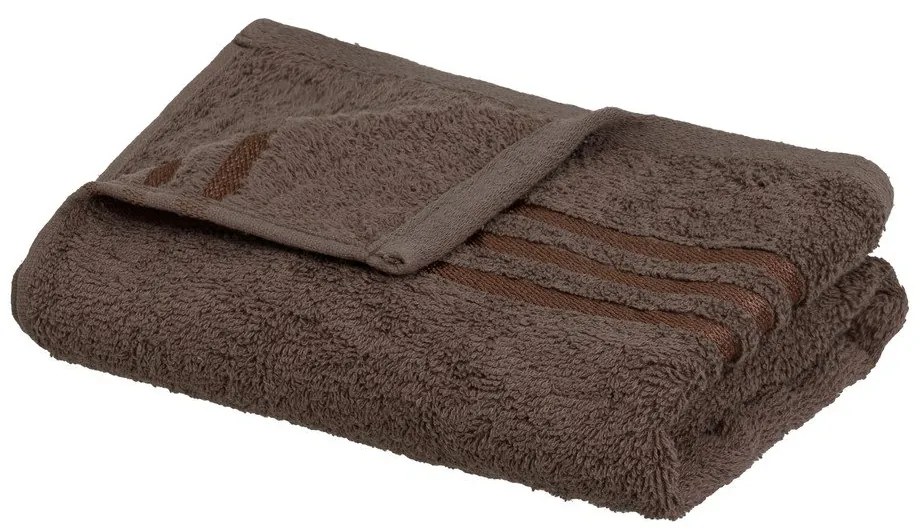 Brązowy bawełniany ręcznik frotte 50x100 cm Simple – Casa Selección