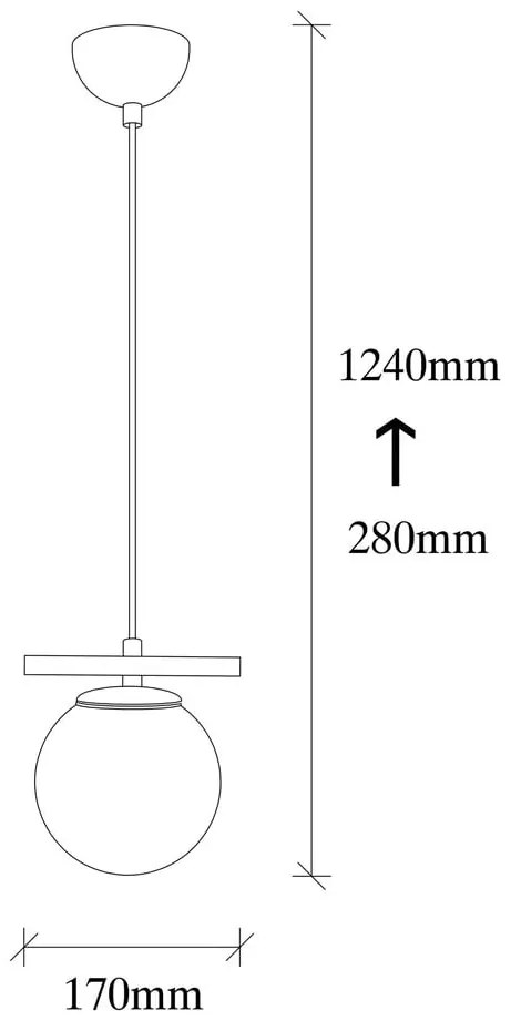 Czarno-biała lampa wisząca Opviq lights Üzüm