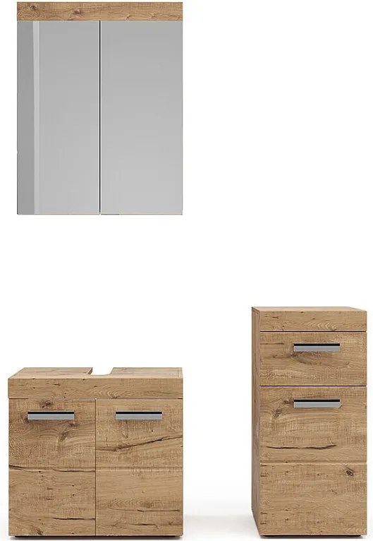 Zestaw mebli łazienkowych oak wotan 60x34x56 luna