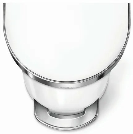 Simplehuman Pojemnik na pedały Slim 45 l, biały