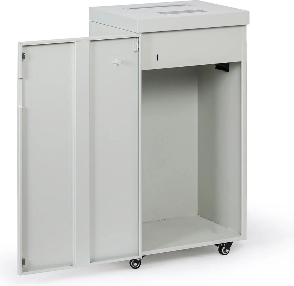 Niszczarka przemysłowa mikrościnkowa MDM215-70L, 15 arkuszy, 70 l, metalowa obudowa