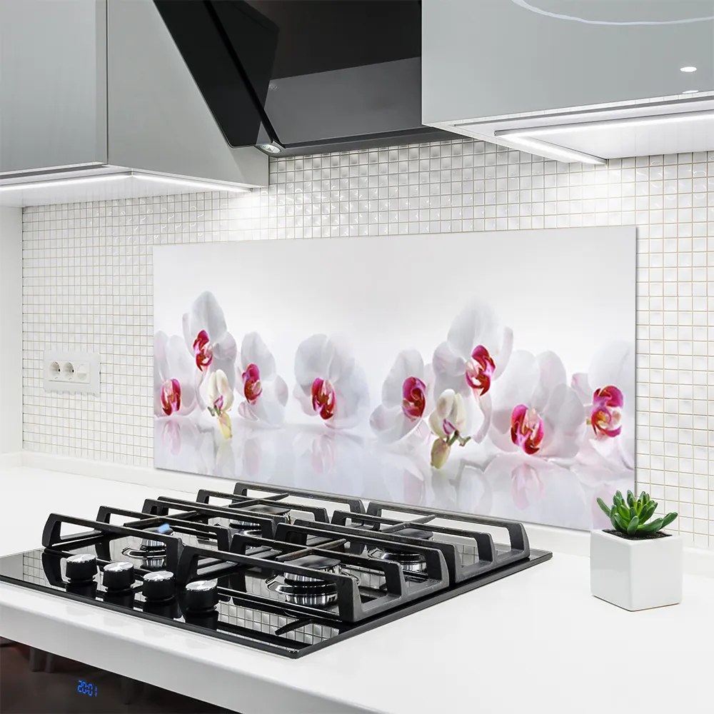 Panel Szklany do Kuchni Świeżość Kwiatów Polnych