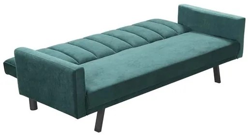 Ciemnozielona rozkładana sofa TROMSO