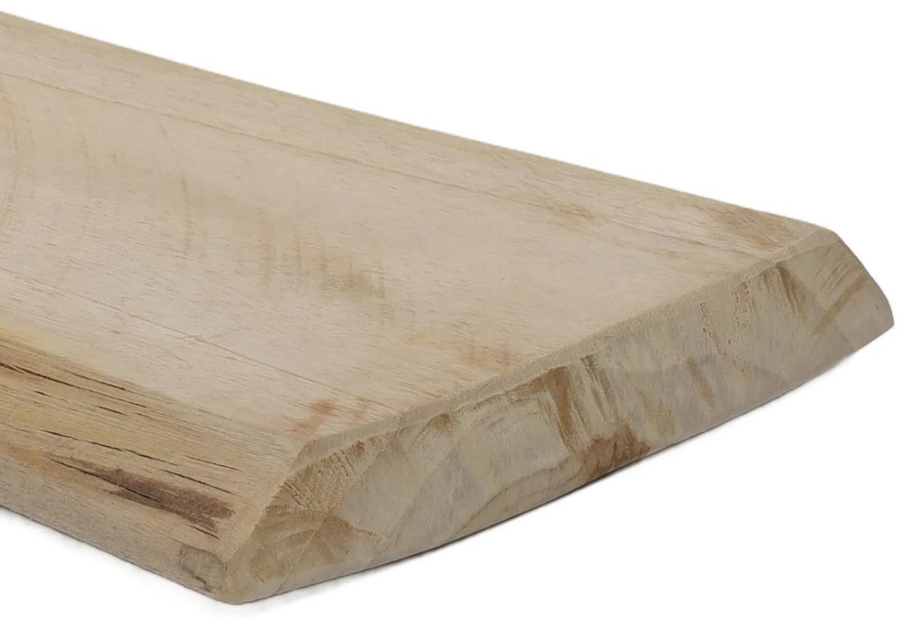 Taca dekoracyjna z drewna tekowego, 42x26x3 cm, deska do krojenia, 2w1