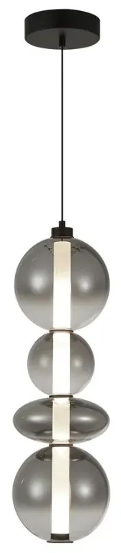 Nowoczesna czarna lampa wisząca - K390 Z1-P14