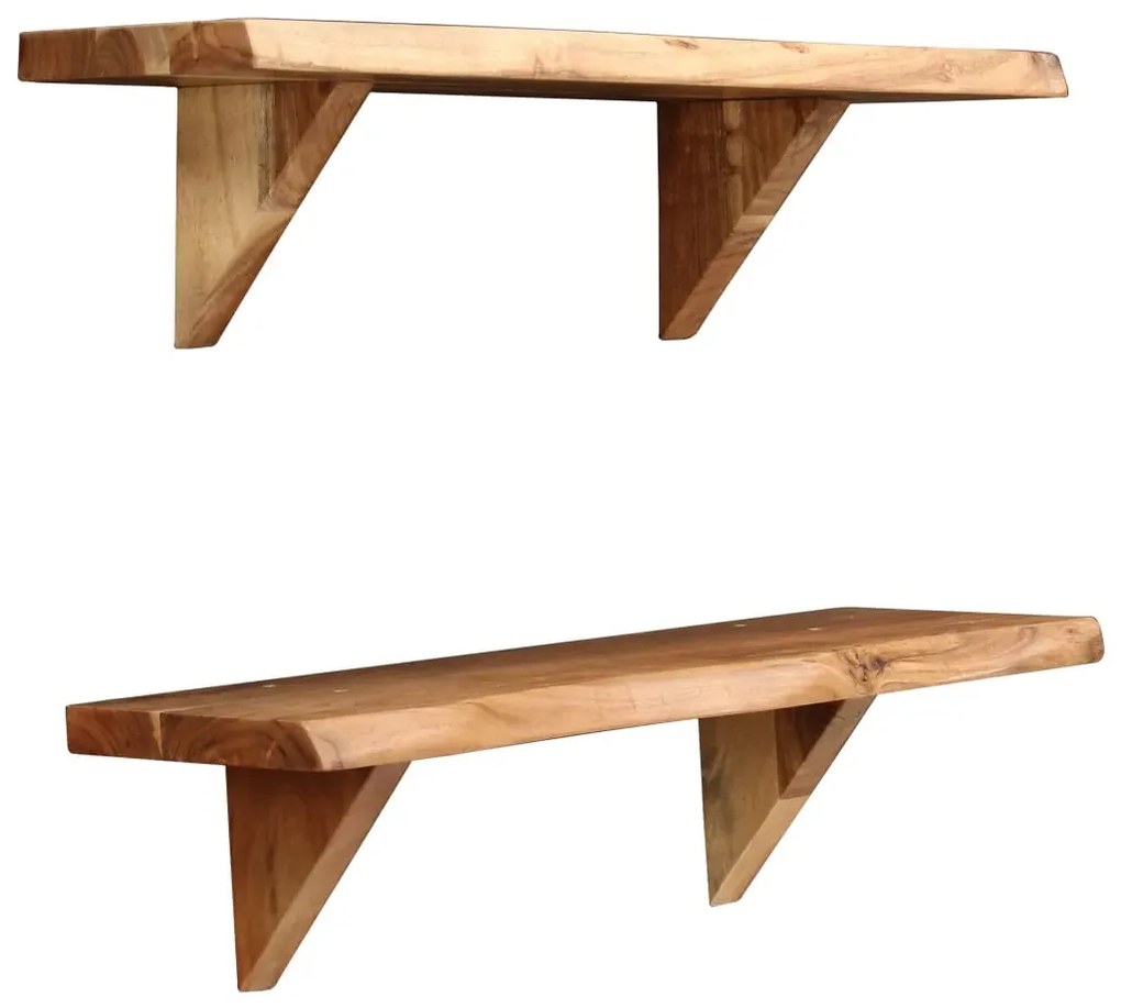 Zestaw drewnianych półek ściennych C3-K19