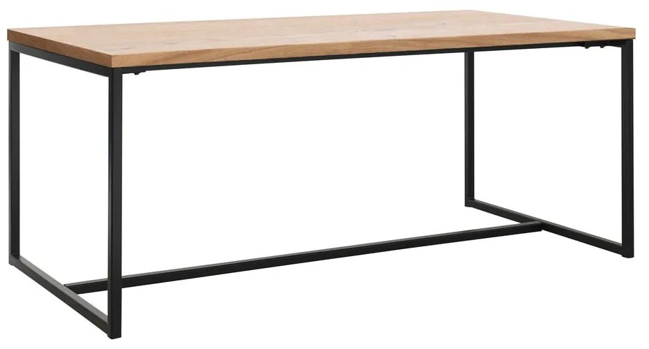 Stół z blatem w dekorze dębu 90x180 cm Rivoli – Unique Furniture