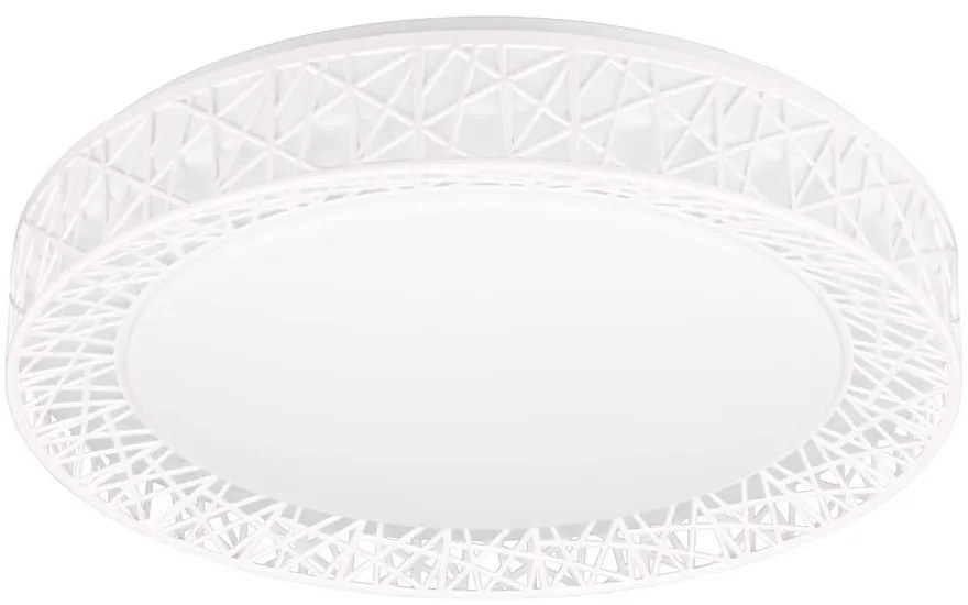 Biała lampa sufitowa LED ø 48 cm Cluster – Trio
