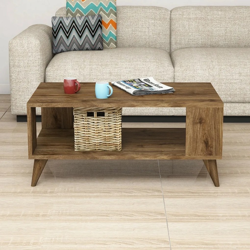 Stolik konferencyjny City Walnut