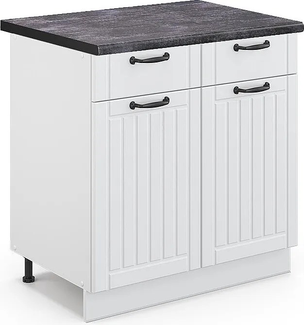 Szafka dolna do kuchni biały domek wiejski 80x60x82 fame-line