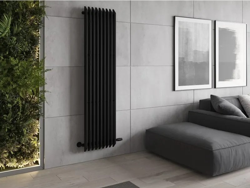 Mexen Aurora grzejnik dekoracyjny 1800 x 450 mm, 1347 W, czarny - W212-1800-450-00-70