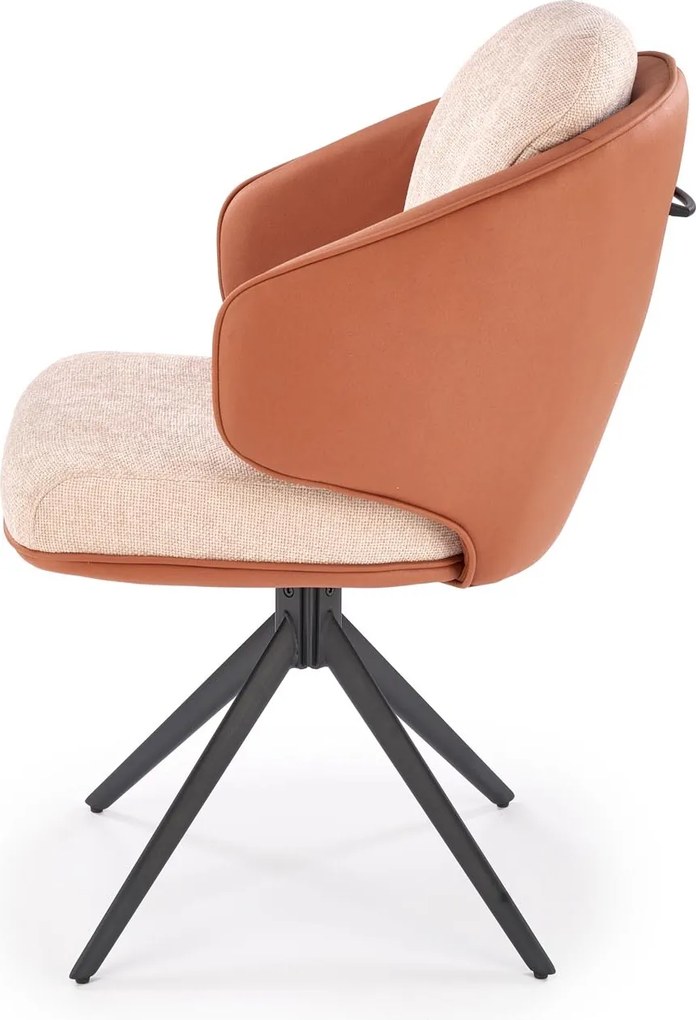 Fotel do jadalni z funkcją obracania K554 Halmar